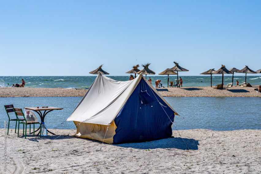 Бюджетный отдых в палатке на Азовском море
