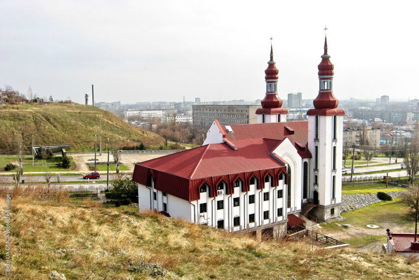 Католический костел в Бердянске
